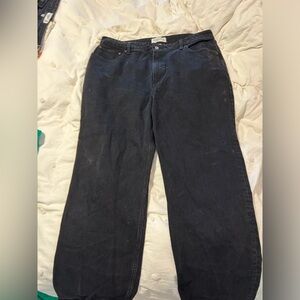 Abercrombie Curve love 90s relaxed high rise in black